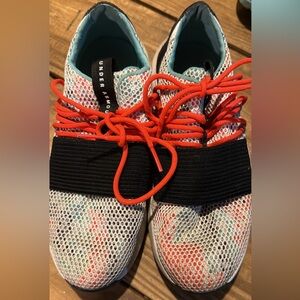 Under Armour Colorful Mesh Sneakers with Orange Laces